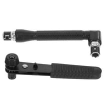 WHAMVOX Steel Mini Ratcheting Wrench Set With Ratchet Wrench And L-Shaped Socket Wrench Kit For Home Repair Auto Maintenance Mechanical Work