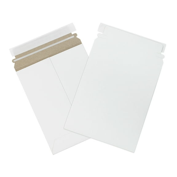 Box Partners Self-Seal Flat Mailers,7x9,White,100/CS - BXP RM10SS