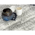 thumbnail image 3 of Rug Branch Contemporary Moroccan Shag Grey Blue Indoor Doormat Rug - 3x5, 3 of 6