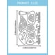 thumbnail image 2 of Plantilla de corte de acero al carbono con diseño de setas (1 unidad). Ideal para manualidades y proyectos DIY., 2 of 4