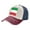 Navy And Red, variant on Flag Of Italy Baseball Cap Distressed Adjustable Vintage Cotton Denim Hat for Women Men