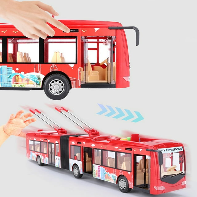 Toy Bus, Cool Shape Simulates Toy Bus Car, Original Shape For Children Kids