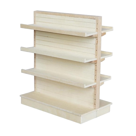 Muebles de de 1/12 Mini estantería de productos Modelo para accesorios de decoración de Sunnimix Estante de casa de muñecas