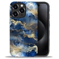 thumbnail image 2 of FKBRCL4U Compatible with iPhone 15 Pro Case, Blue Gold Clouds Mountains Pattern for Girl Full Body Design Soft Silicone Drop Shock Scratch Protection for iPhone 15 Pro, 2 of 7
