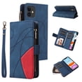 thumbnail image 1 of Compatible with iPhone 11 Wallet Case with Card Slots PU Leather Zipper Flip Folio Cover, 1 of 5