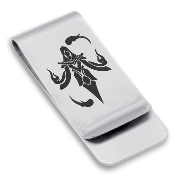 Stainless Steel Mage Classic Slim Money Clip Credit Card Holder