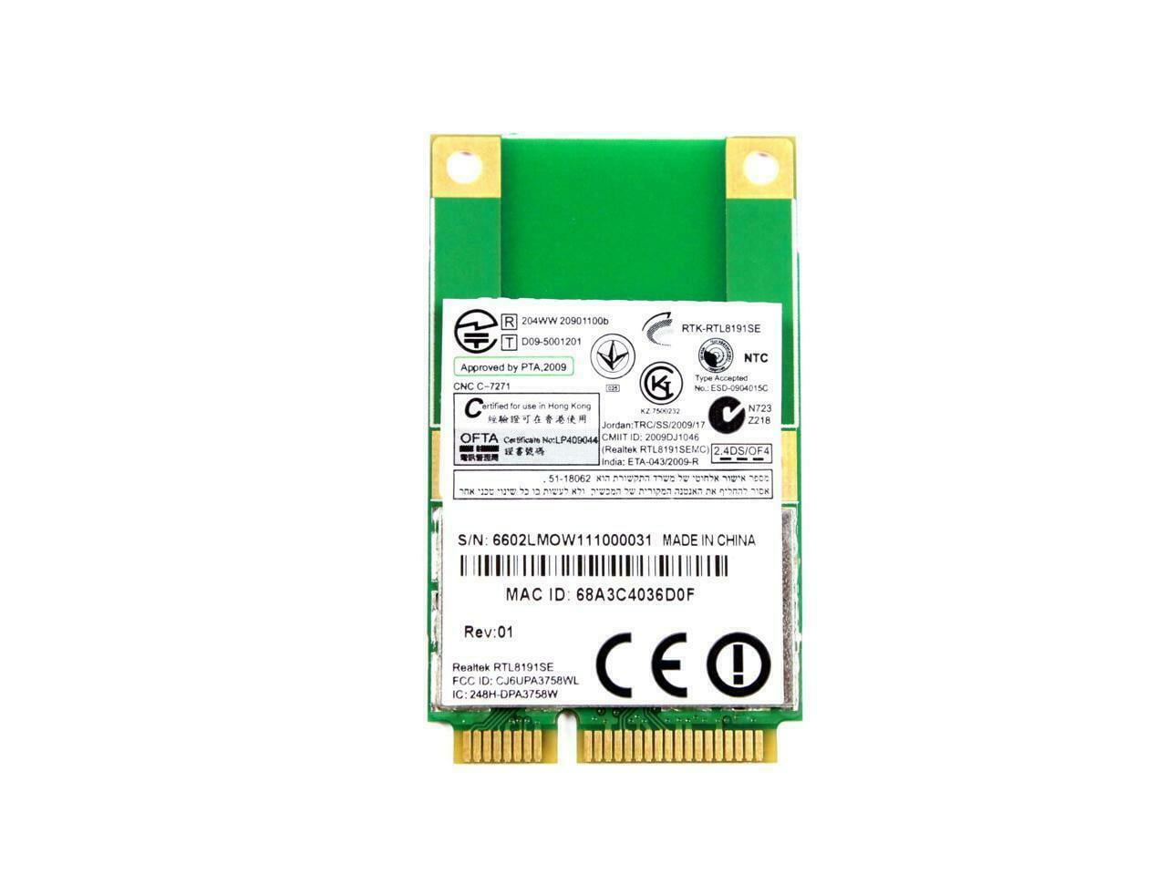 realtek rtl8191se mac realtek rtl8191se mac