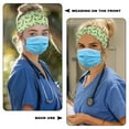 thumbnail image 3 of Jiueut Cucumber Nurse Button Headband Medical Assistant Headbands for Women Headbands for Nurses with Buttons for Mask Easy to Carry Sports Headbands for Teens, 3 of 7
