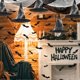 thumbnail image 3 of 44pcs Holiday Decoration Set Witch Hat Bat Themed Mix Decoration Reusable Scary Party Props for Home, 3 of 5