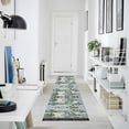thumbnail image 4 of Yayeee Runner Rug for Bedroom 2'x6' Machine Washable Hallway Non Slip Mat, Blue Blossom, 4 of 8