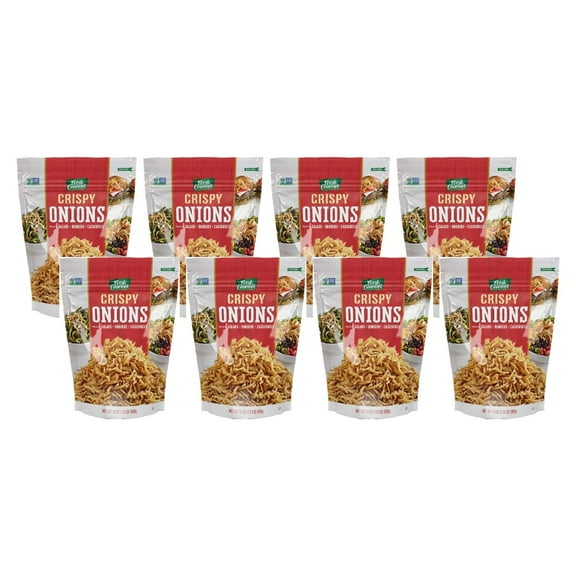 Fresh Gourmet Crispy Onions Snack and Salad Topper, 24 oz (Pack of 8)