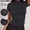 Black, variant on Top-kevin Women'S Athletic Top, Short-Sleeve Fitness Shirt with a Half-Zip Design, Mesh Back, Suitable for Running, Cycling, Gym Workouts, And Yoga