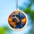 thumbnail image 6 of Schnauzer Stained Glass Suncatcher Ornament – Holiday Ornament with Text for Loved Ones, Family & Friends, Christmas 2025 Decoration, 6 of 6