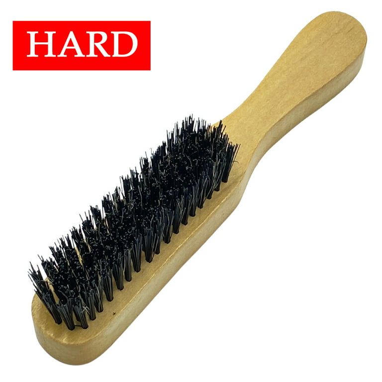 Ebo Premium Wave Brush 360 Wave Brush Made With Pure Black Boar Bristle  Hair Brush Hard Brush With Long wood Handle