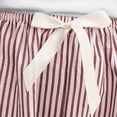 thumbnail image 5 of Bovxnpu Womens Pajamas Bottoms Sleep Pants Striped Textured Ruched Wide Leg Casual Long Pants Sleepwear, 5 of 6