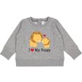 thumbnail image 2 of Inktastic I Love My Poppy Grandpa Baby Sweatshirt, 2 of 4