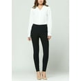 thumbnail image 2 of Conceited Women's Motivate Stretch Knit Ponte Pants - Dressy Leggings - Wear to Work, 2 of 6