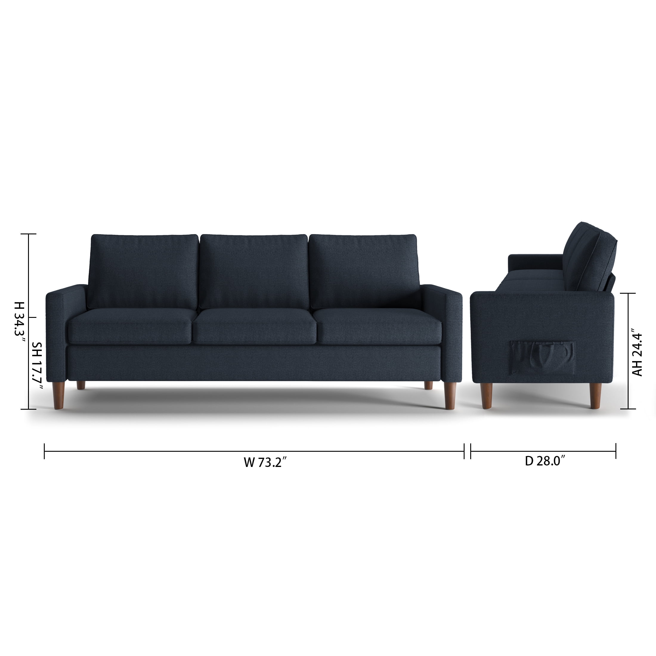 A&D Home Stowaway Sofa