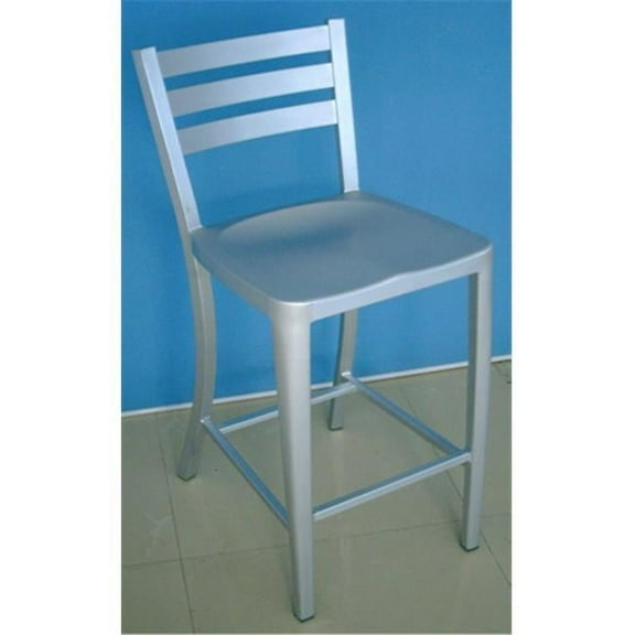 Alston Quality AL3637-7BS-24 Diana Aluminum Stool 24 in. H