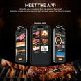 thumbnail image 4 of Wireless Meat Thermometer Digital Probe Thermometer Bluetooth 360FT Support APP Remote Monitoring for Oven, Smoker, 4 of 7