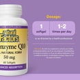 thumbnail image 3 of Natural Factors Coenzyme Q10 50 mg, Natural Coenzyme Q10 Supplement for Energy, Heart and Cognitive Support, 60 Softgels, 3 of 7
