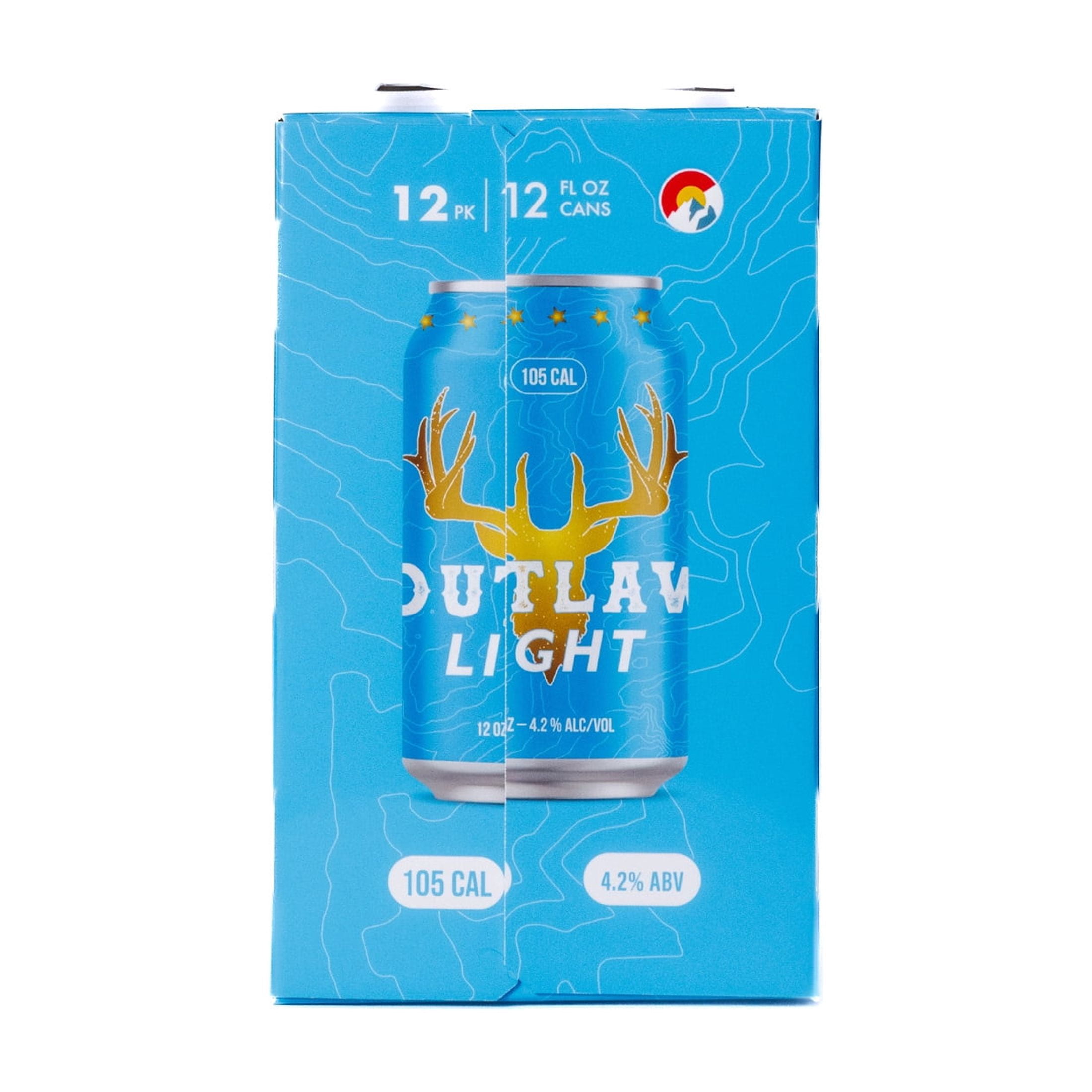 Outlaw Light Beer, 12 Pack, 12 fl oz Cans