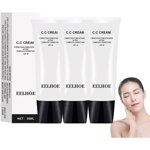 CC Cream Colour Correcting SPF50 Self Skin Tone Adjusting Makeup Primer
