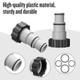 thumbnail image 6 of 2xPortable Pool Hose Adapter Fittings Durable with Collar for Pool, 6 of 8