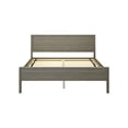 thumbnail image 4 of Max & Lily Queen Bed Frame, Solid Wood Classic Platform Bed with Panel Headboard for Kids, 4 of 10