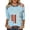 c-129Light Blue23, variant on CUSTG Women T-Shirts Casual Loose Fit Short Sleeve T Shirt Graphic Print Round Neck Tops Fall 1776-2026 Celebrate America's 250th Anniversary Stylish Streetwear