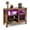 Brown, variant on Ivinta Wine Bar Cabinet with LED Light with Storage for Liquor for Living Room