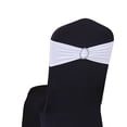 thumbnail image 1 of Fajas de silla SINSSOWL, 50 unidades, elastano, color blanco, para boda, 1 of 9