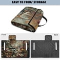 thumbnail image 5 of COEQINE Golf Cart Seat Covers with Carry Handle, Comfortable Golf Cart Seat Towel Blanket, Fits for EZGO Yamaha Club Car and Other 2-Seat Golf Carts, Camo Hunting Forest Deer, 5 of 8