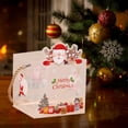 thumbnail image 3 of koolsoo Portable Gift Box Square Decrations Party Supplies Treats Cookies Box Decorative Elk, 3 of 8
