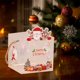 thumbnail image 3 of Caja de regalo linda de PVC para fiestas, cajas decorativas con copos de nieve y renos. Alce, 3 of 8