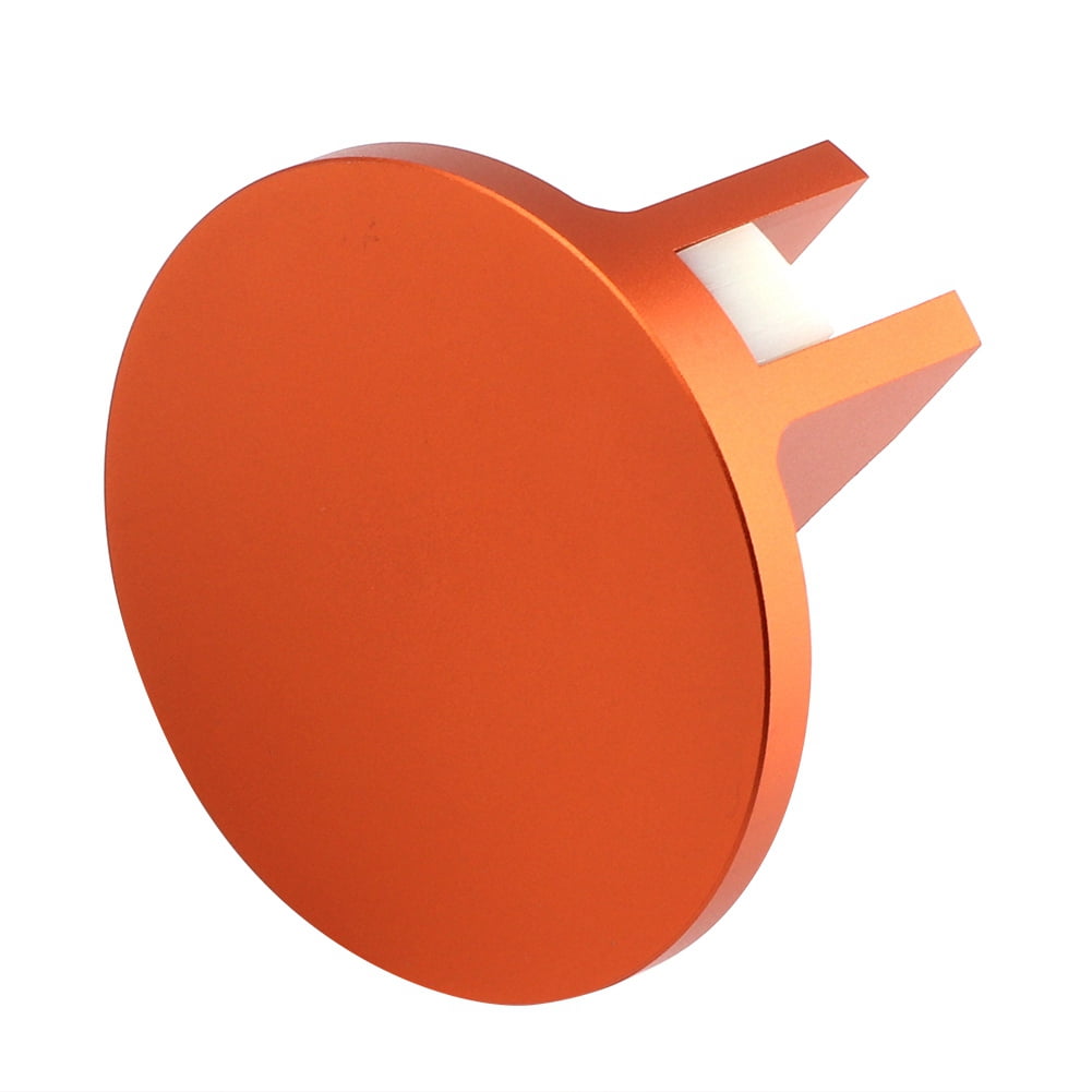 Tebru Aluminum Grooved Jack Pad Jacking Rail Adapter (Orange