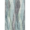 thumbnail image 2 of Addison Rugs Mayfield Premium Machine Washable Transitional Waves Teal Rectangle Rug, 10' x 14', 2 of 7