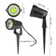 thumbnail image 3 of Injueey Luz LED COB para jardín, 5W, decoración de césped con pinchos para exteriores, bombillas de punto de paisaje, focos de camino Iluminación y accesorios Blanco frio/Espiga, 3 of 6