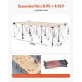 thumbnail image 6 of Dranite Folding Workstand 8.05x4.13ft Portable, 6000LBS Load Capacity for Heavy Duty, 6 of 11
