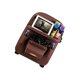 thumbnail image 3 of Riwesomey Organizador trasero para asiento de coche, bolsa de almacenamiento, soporte de viaje con bolsa de basura, artículos para coche, cuero PU en Automoción decorativa y accesorios café, 3 of 8