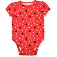 thumbnail image 6 of Disney Minnie Mouse Girl's 5-Piece Short Sleeve Baby Bodysuit Onesie Set, 6 of 6