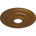 thumbnail image 3 of Ekena Millwork 15 3/4"OD x 3 1/4"ID x 1"P Galway Ceiling Medallion (Fits Canopies up to 3 1/4"), Hand-Painted Smokey Topaz, 3 of 6