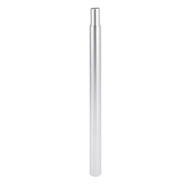 27.2x450mm Bicicleta Asiento Poste Aluminio Aleación Asiento Tubo Tono Plata