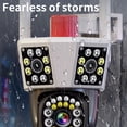 thumbnail image 4 of IMossad Ensure Home Security And Monitor Remotely With Three-Eyed WiFi Remote Network Camera Wireless Outdoor Dome HD Surveillance Monitor, 4 of 7