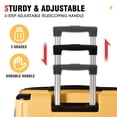 thumbnail image 5 of Hardshell Luggage Sets 3 Pcs Spinner Suitcase with TSA Lock Lightweight 20''24''28'', 5 of 12