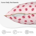 thumbnail image 5 of Fotbe Cute Pig Nose Pattern Velvet Decorative Throw Pillow Covers with Elegant Piping, Soft Plush Cushion Cover for Sofa, Bed, Car, Office-16"x16", 5 of 8