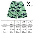 thumbnail image 5 of Beach Shorts Men Summer Beach Swimsuit Polyester Breathable Five Point Summer Shorts Swimming Trunks for Shopping Sports Party River Tracing Green XL, 5 of 8