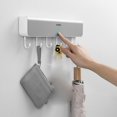 thumbnail image 2 of Estante de almacenamiento Ousuwo con ganchos para cajones colgador de ropa de baño Afortunado Sencillez, 2 of 4