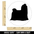 thumbnail image 2 of Maltese Dog Solid Self-Inking Rubber Stamp Ink Stamper - Brown Ink - Small 3/4 Inch, 2 of 7