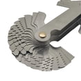 thumbnail image 2 of Speravity Medidor de rosca plegable de 55/60 grados, tornillo de diente de engranaje portátil de acero inoxidable, medidor de paso, herramienta Medidores de medidas dimensionales, 2 of 6